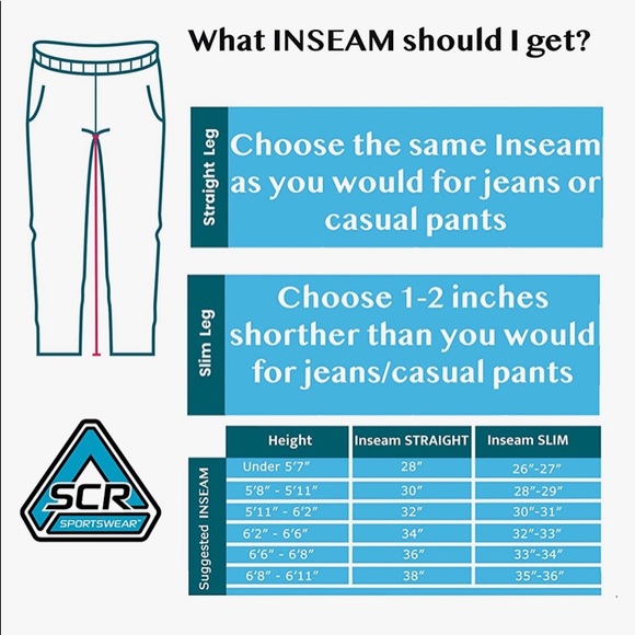 SCR SPORTSWEAR Men's Sweatpants/Lounge Pants Zipper Pockets - Picture 3 of 6